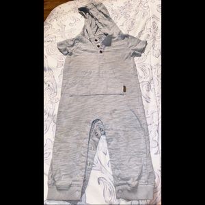 Blue Carter’s onesie